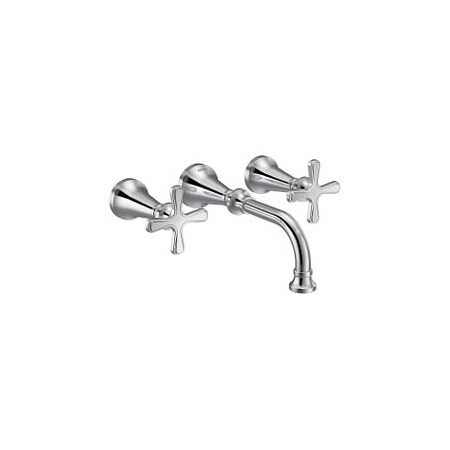 Moen Colinet Trad Wallmount X Hdl Chr TS44105